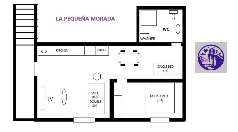 La Pequena Morada Leilighet Arcos de la Frontera Eksteriør bilde